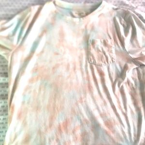 Abercrombie shirt creamsicle tiydie .